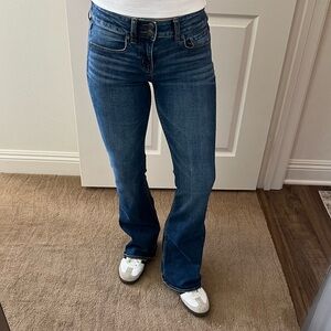 American Eagle Outfitters Dark Blue Flare Jeans